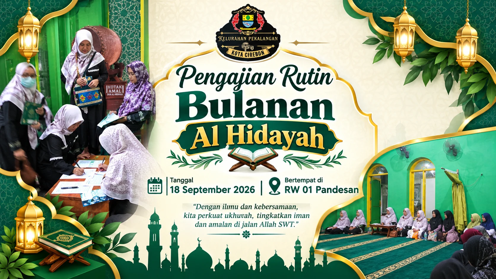 Langkah Bersama dalam Kebaikan melalui Pengajian Al Hidayah