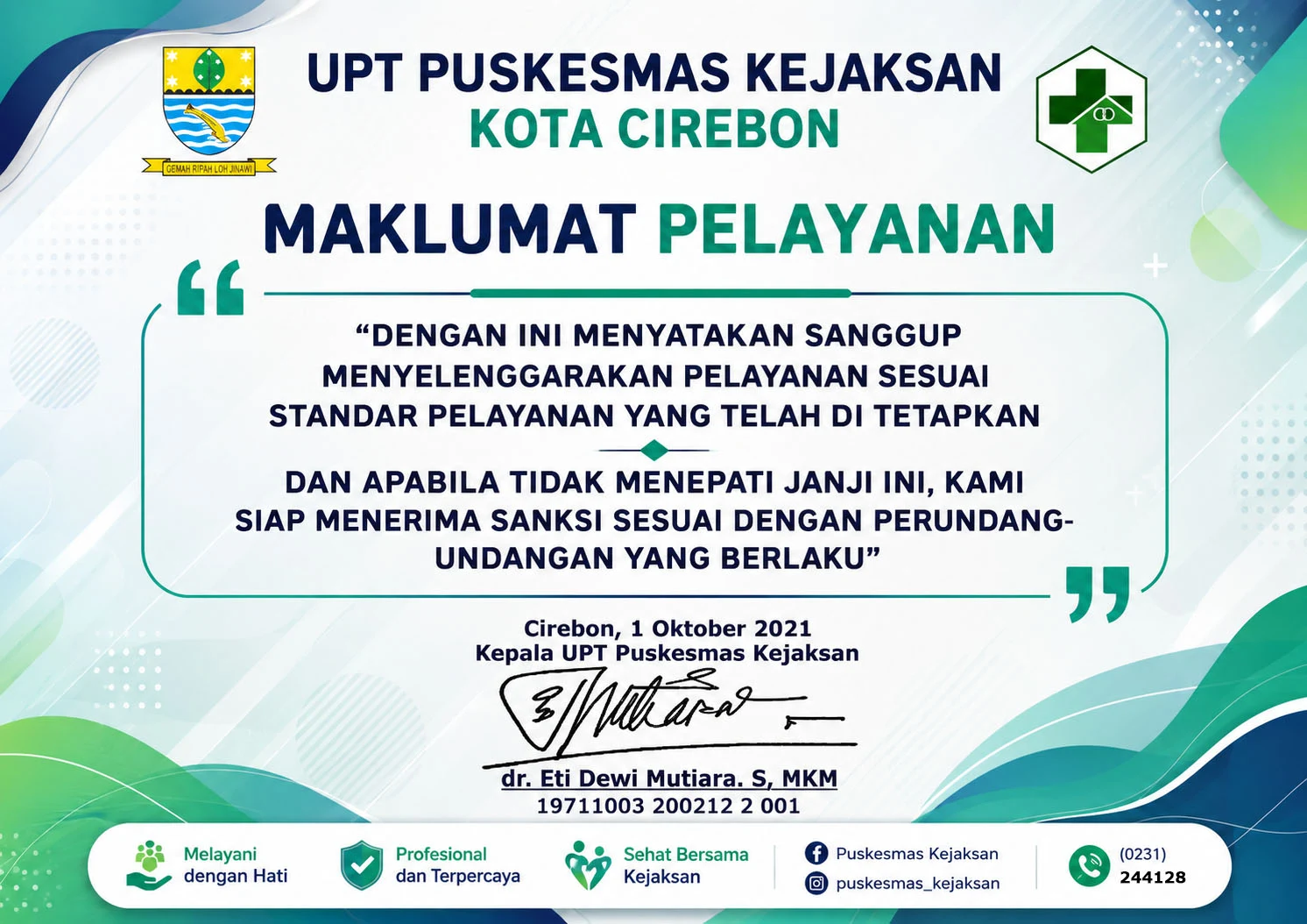 MAKLUMAT PELAYANAN